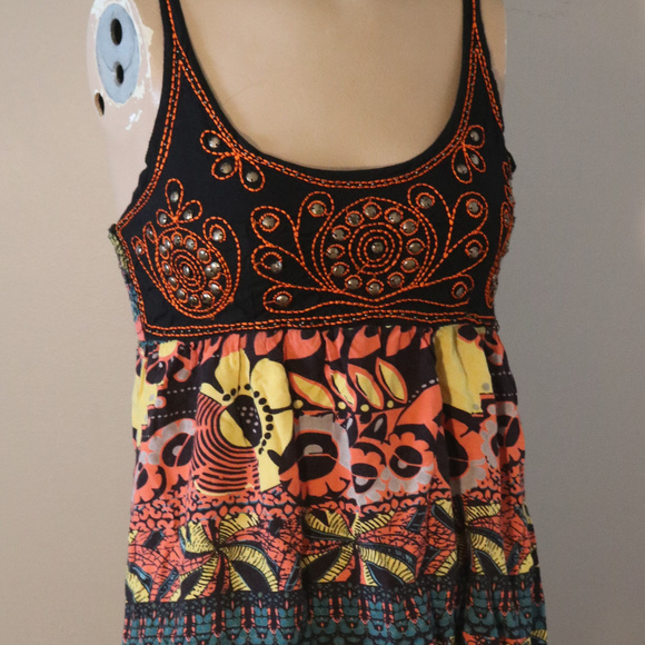 Bohemian Bright & Unique Tribal Themed Cami - Picture 3 of 5